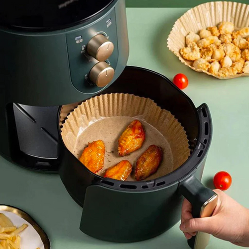 AirPaper™ - Bandejas Anti-Adherentes Para AirFryer (100 Bandejas)