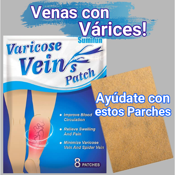 Parche para Venas Varicosas ( PACK 12 UNIDADES )