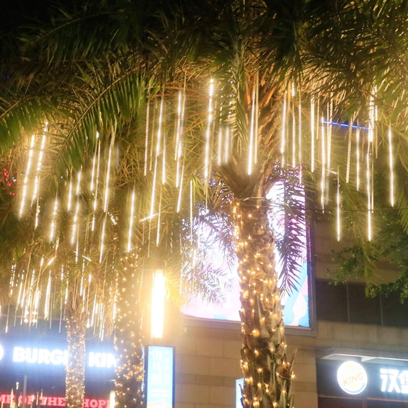 Luces LED Forma de Lluvia